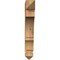 Ekena Millwork Balboa Arts & Crafts Smooth Bracket, Western Red Cedar, 3 1/2"W x 20"D x 24"H BKT04X20X24BOA03SWR - alternate 2